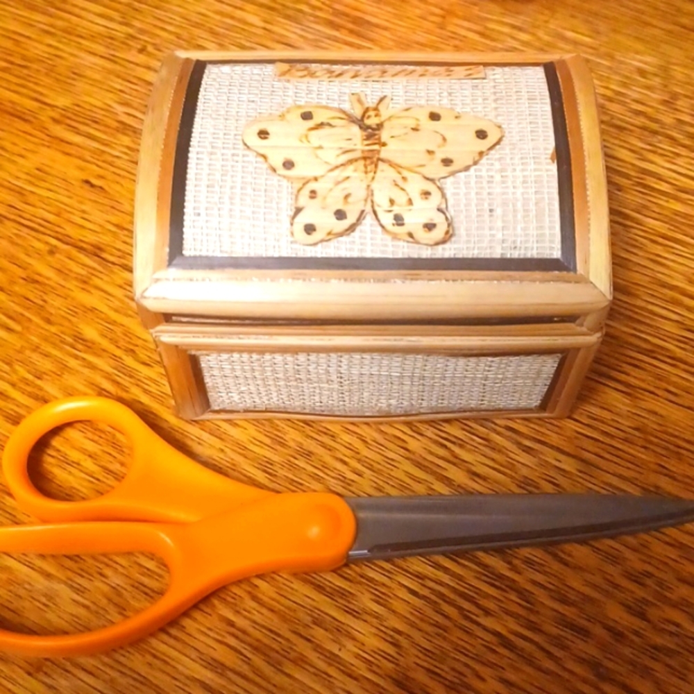 Bahamas weave jewelry keepsake box